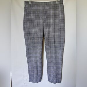 One By Chapter One Womens Sportswear Pants Size Lg Color Plaid Grey Blue Black
